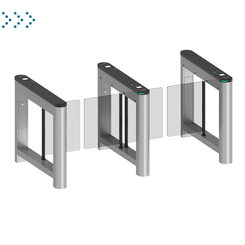 Cкоростной турникет с распашными створками, центральный модуль